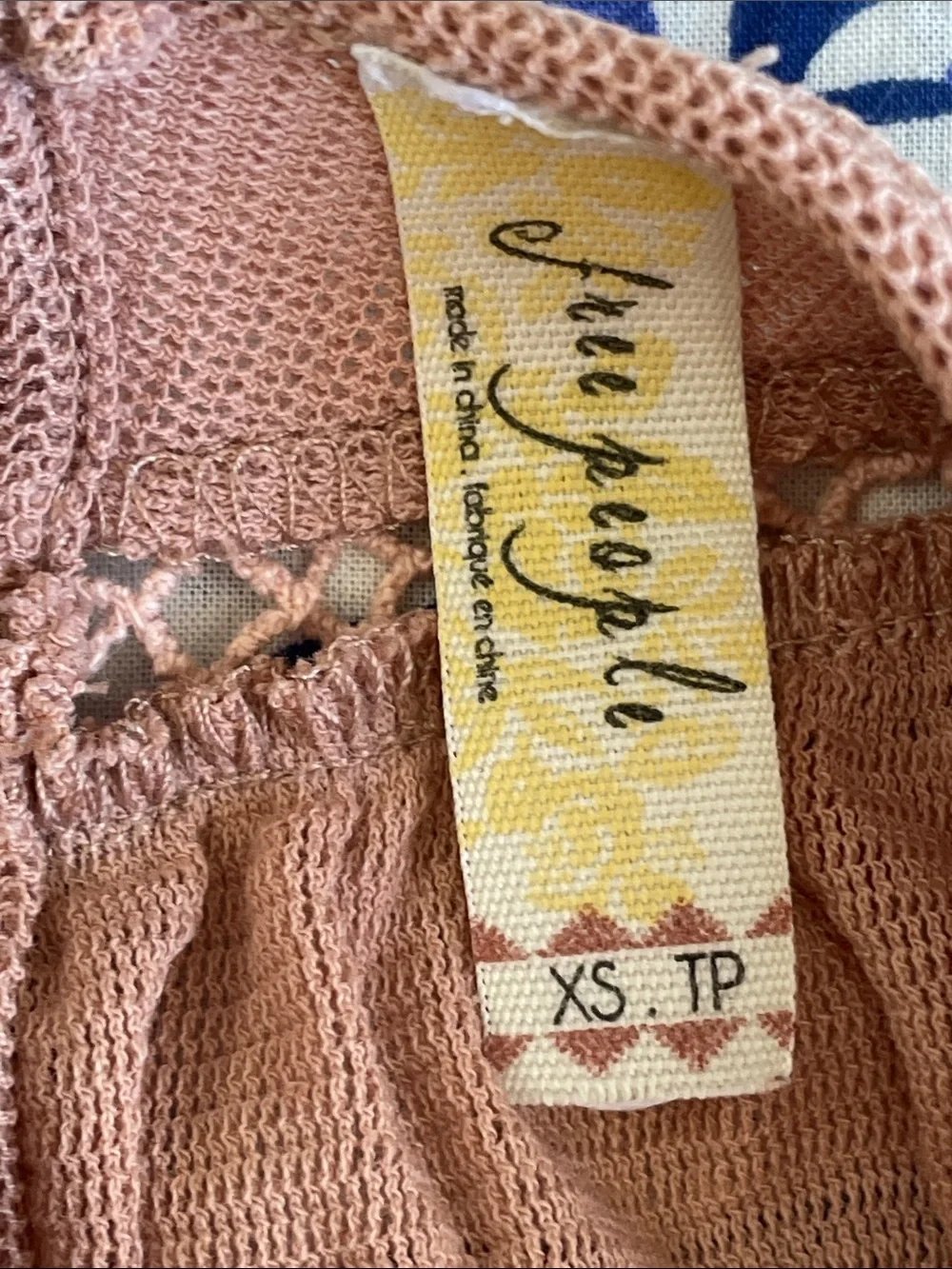 Free People Dusty Rose Aria babydoll top